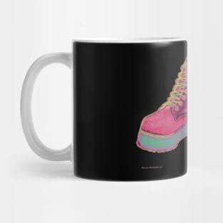 Trippy Cool Pink Boots Mug